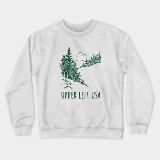 Upper left USA Crewneck Sweatshirt